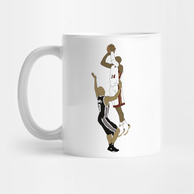 Ray Allen Clutch Three by rattraptees